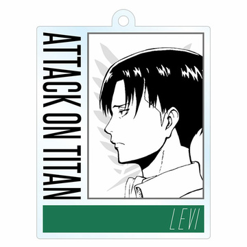 главная фотография Attack on Titan Trading Acrylic Keychain: Levi