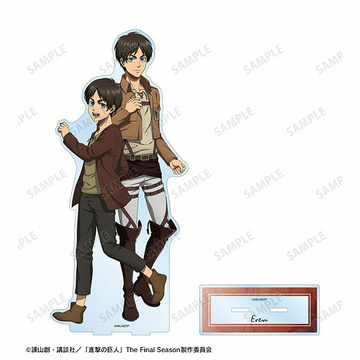 главная фотография Attack on Titan New Illustration Past & Present ver. Jumbo Acrylic Stand: Eren