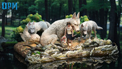 фотография Hayao Miyazaki Desktop Small Scene Series 007 Princess Mononoke