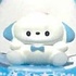 3bikinooinu Mopucha pukapuka oil keychain: Blue