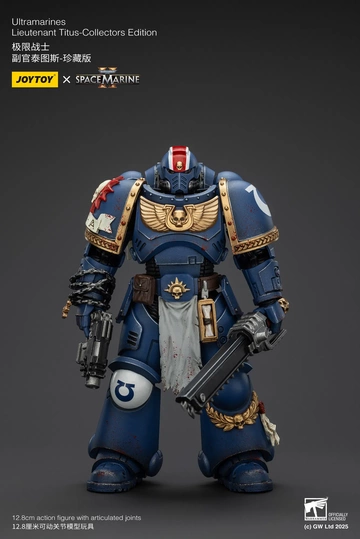 главная фотография JOYTOY x Warhammer 40000 SpaceMarine II Ultramarines: Lieutenant Titus Collectors Edition