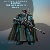 фотография JOYTOY x Warhammer: The Horus Heresy Alpha Legion: Exodus ‘The One who is Many’ With Sniper Rifle And Power Dagger