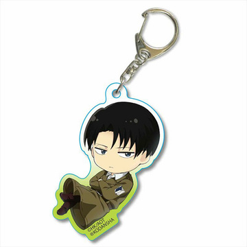 главная фотография Pukasshu Acrylic Keychain Attack on Titan Season 3: Levi (Coat)