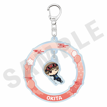 главная фотография 3-nen Z-gumi Ginpachi-sensei Trading Yurayura Acrylic Keychain: Okita