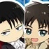 фотография Pukasshu Acrylic Figure Attack on Titan Season 3: Eren & Levi (Potato & Sofa)