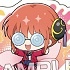 3-nen Z-gumi Ginpachi-sensei Petite Fleur Acrylic Keychain: Kagura