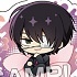3-nen Z-gumi Ginpachi-sensei Petite Fleur Acrylic Keychain: Takasugi