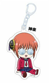 главная фотография 3-nen Z-gumi Ginpachi-sensei Petanko Acrylic Keychain: Kagura