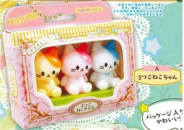 главная фотография Toyspi no mori! Petit Petit Animo mascot: Triplet cats