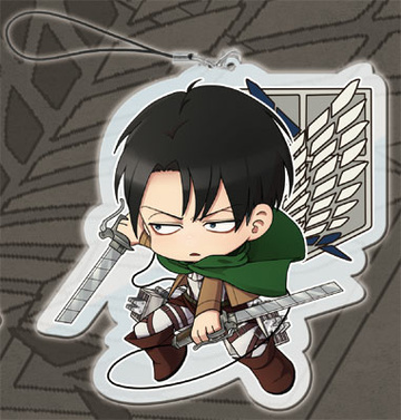 главная фотография Attack on Titan Acrylic Strap Petit-ta: Levi