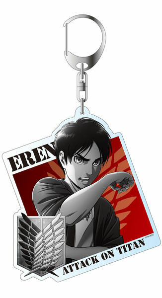 главная фотография Attack on Titan (3) Acrylic Keychain: Eren