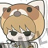 Acrylic Stand Gintama Hata-ouji no Animal Paradise: Sougo Okita (Raccoon)