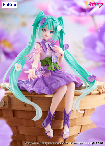 главная фотография Noodle Stopper Figure Hatsune Miku Flower Fairy Purple Cosmos