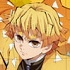 Demon Slayer: Kimetsu no Yaiba Kabuseru Standee: Zenitsu Agatsuma