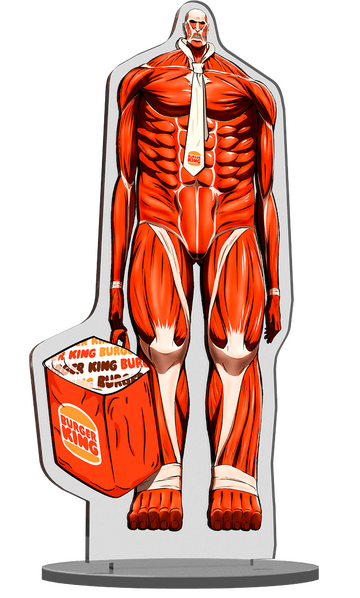 главная фотография Burger King Attack on Titan Acrylic Stand: Colossal Titan